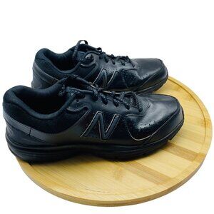 New Balance Women Leather Slip Resistant Walking Tennis Shoes Sneakers Sz 8.5